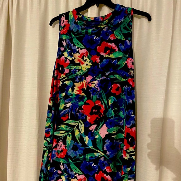 Tunic dress, colorful, floral - Picture 1 of 3